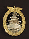 Kriegsmarine High Seas Fleet badge by Schwerin